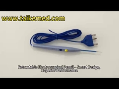 ISO matita elettrochirurgica retrattile cauterizzazione usa e getta con punta in acciaio inossidabile